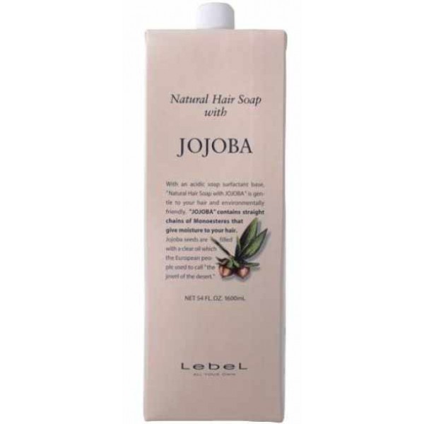 Шампунь с маслом жожоба Lebel Natural Hair Soap Treatment Jojoba 1600 мл мешок дыхательный амбу topmed 1600 взрослый 9104 20 16
