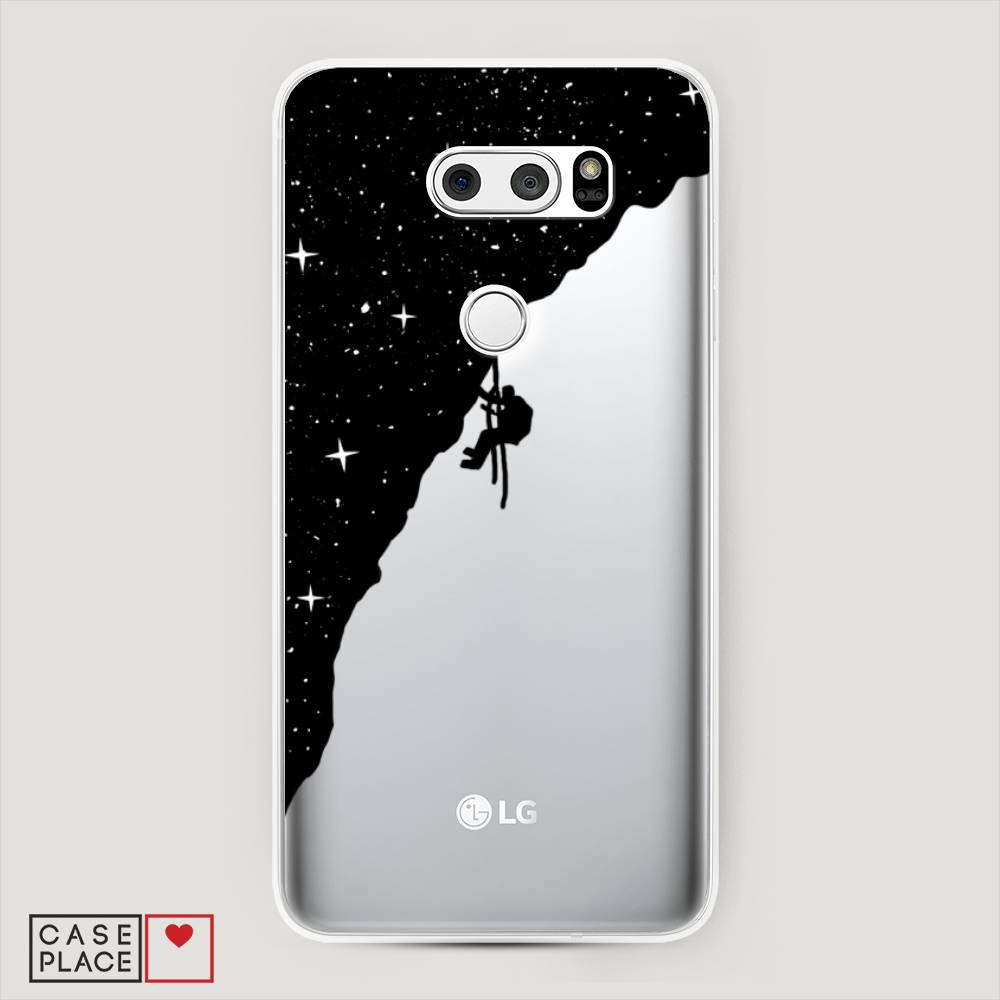 

Чехол Awog на LG V35 ThinQ "Скалолаз в космосе", Черный;белый;бежевый, 83650-4