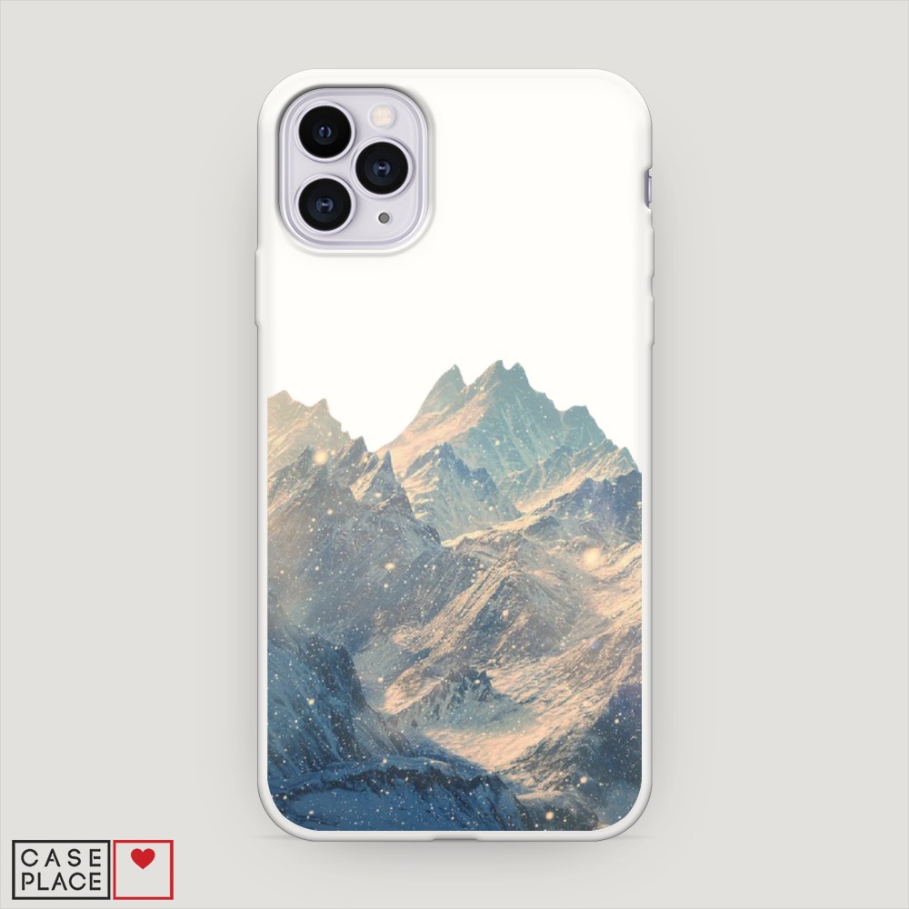

Матовый силиконовый чехол "Горы арт 2" на Apple iPhone 11 Pro, 12357-1