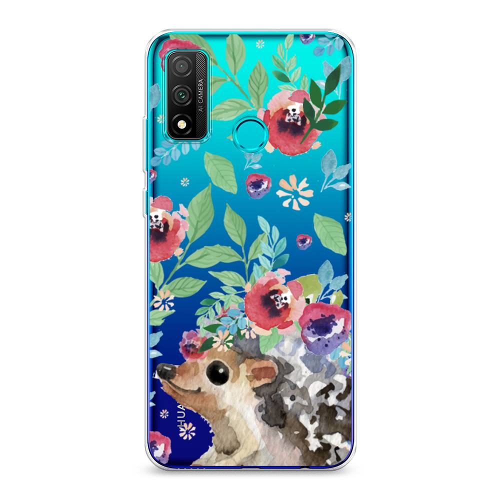 фото Чехол awog "ежик в цветах акварель" для huawei p smart 2020
