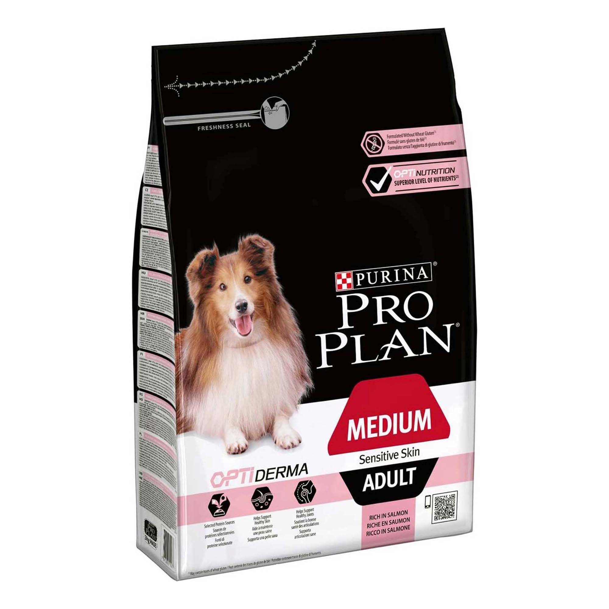 фото Сухой корм pro plan для собак optiderma с чувствительной кожей 3 кг