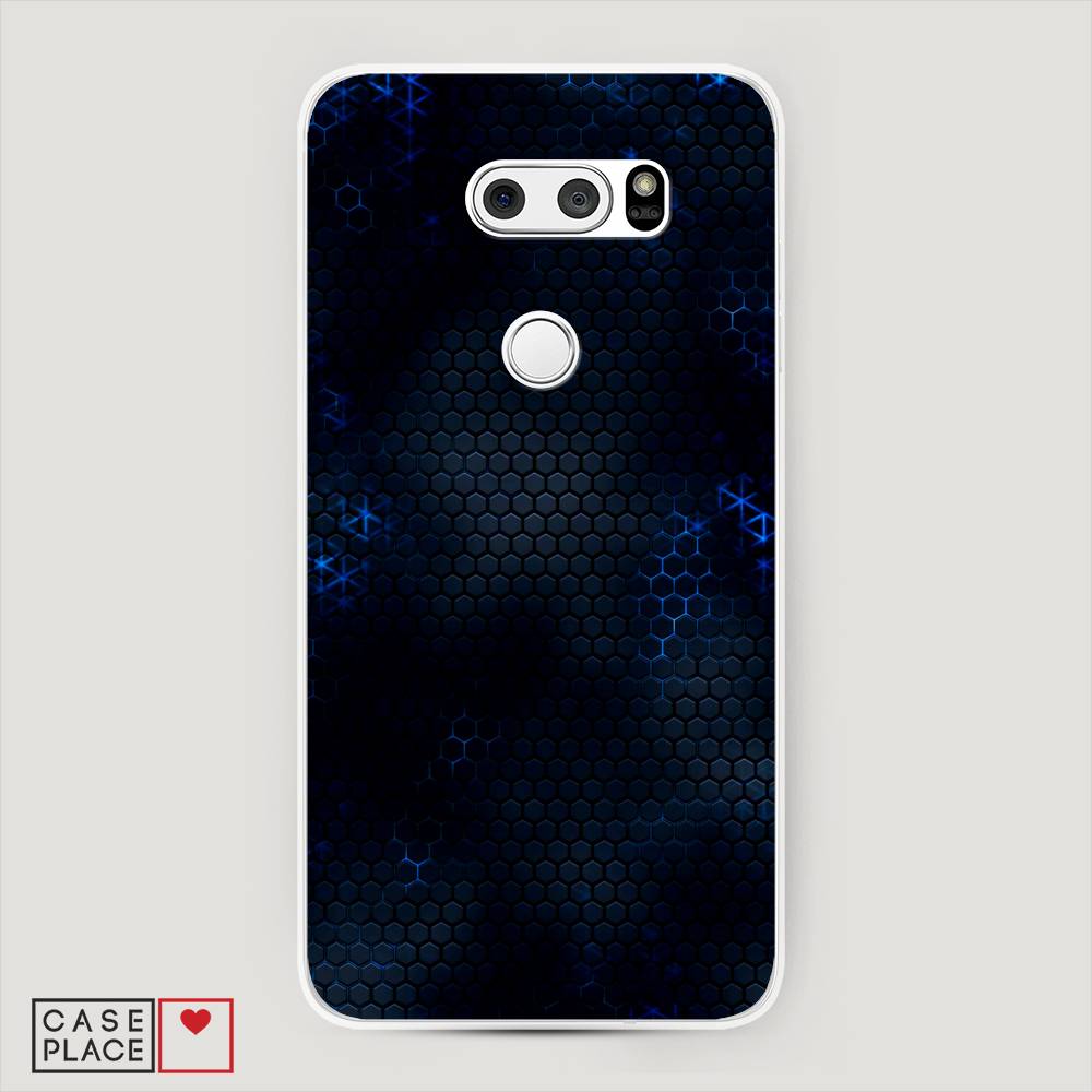 

Чехол Awog "Фон соты синие" для LG V35 ThinQ, 83650-3