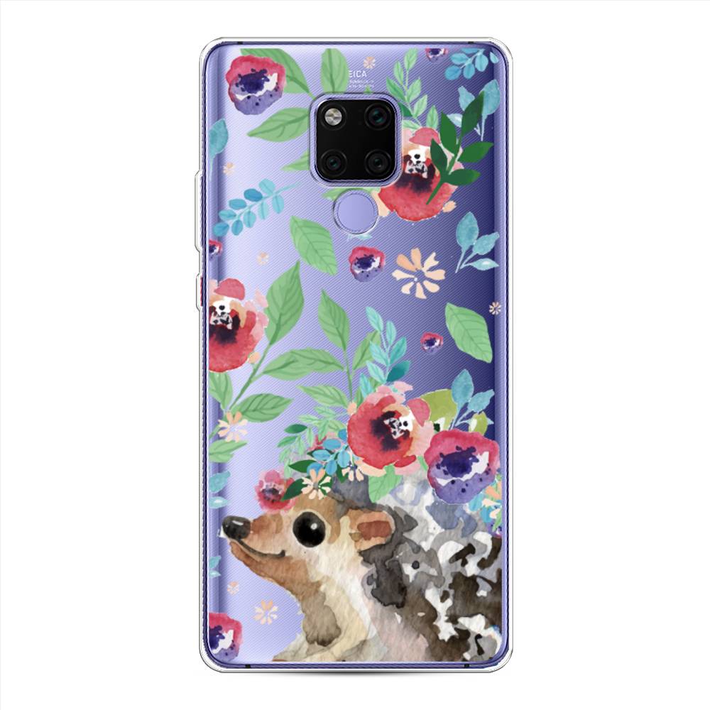

Чехол Awog на Huawei Mate 20X "Ежик в цветах акварель", Розовый;зеленый;коричневый, 66950-2