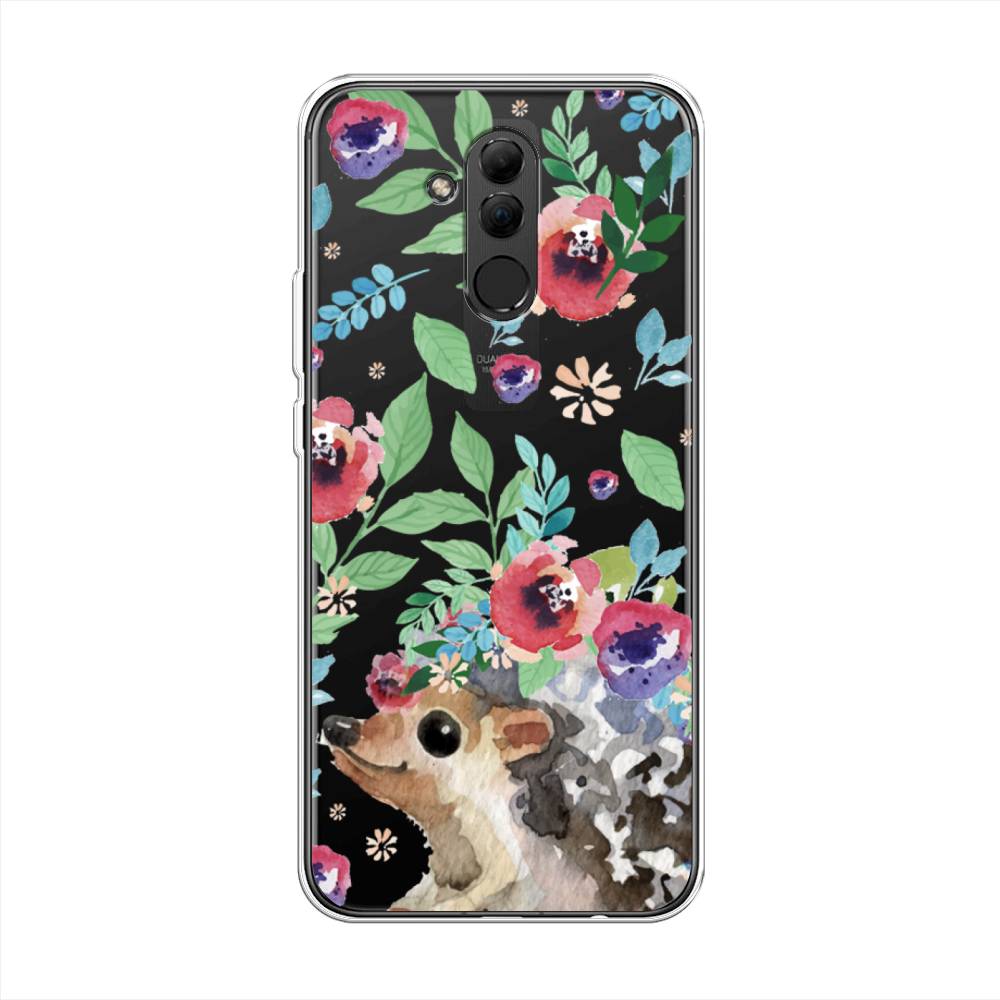 

Чехол Awog на Huawei Mate 20 Lite "Ежик в цветах акварель", Розовый;зеленый;коричневый, 66650-2