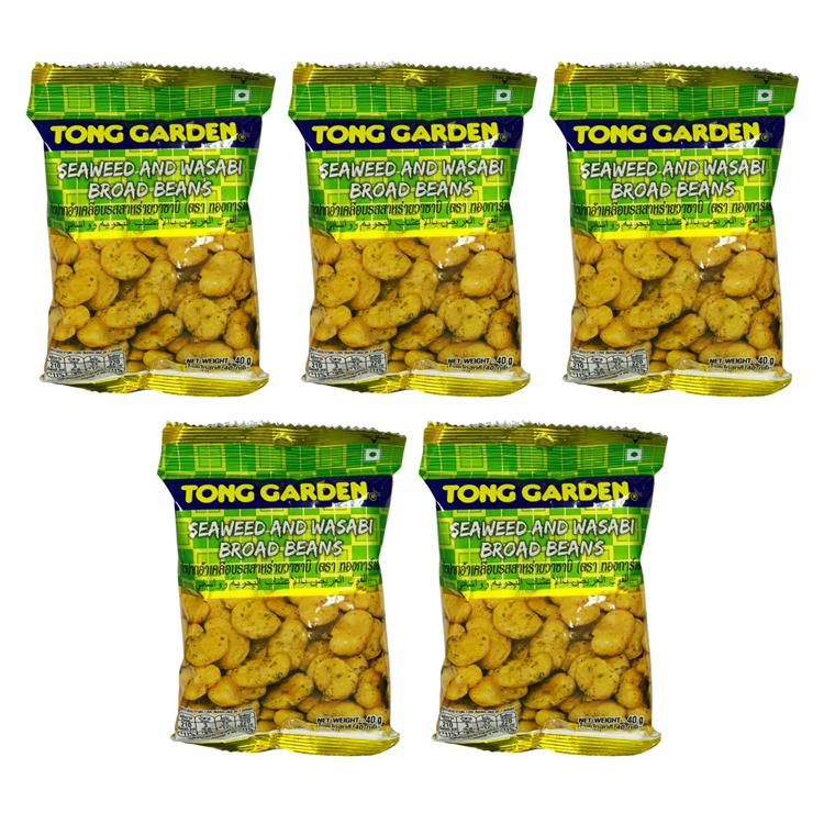 

Бобы Tong Garden со вкусом морской капусты и васаби (5 шт. по 40 г)