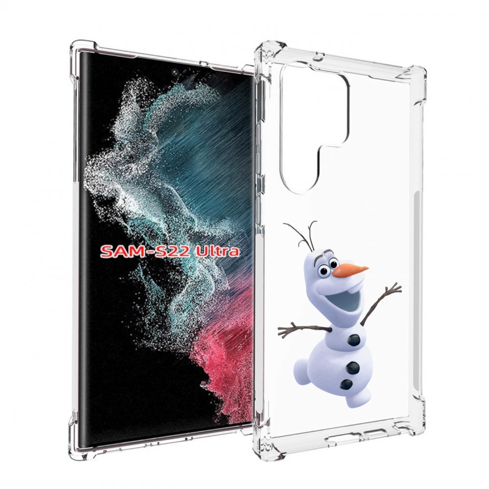 

Чехол MyPads Олаф-холодное-сердце для Samsung Galaxy S23 Ultra, Прозрачный, Tocco