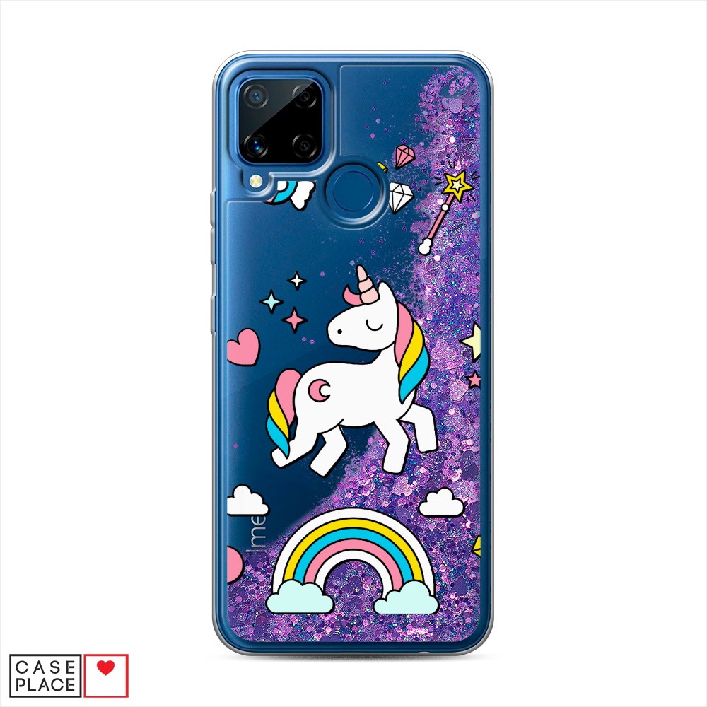

Чехол Awog на Realme C15 "Принцесса единорог", Разноцветный, 255092-1