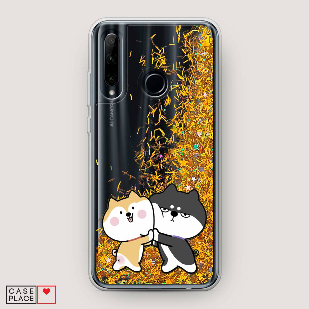 фото Чехол awog "обнимашки акита" для honor 20e