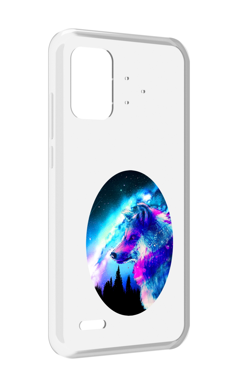 

Чехол MyPads голубой волк для UMIDIGI Bison Pro, Прозрачный, Tocco
