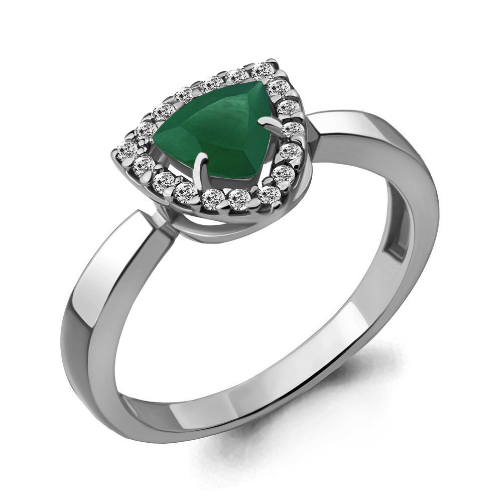 

Кольцо из серебра с агатом р. 18 Aquamarine 6916509А_925_р, 6916509А_925_р