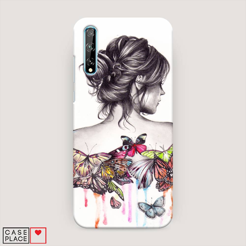 

Чехол Awog "Девушка с бабочками" для Huawei Y8p