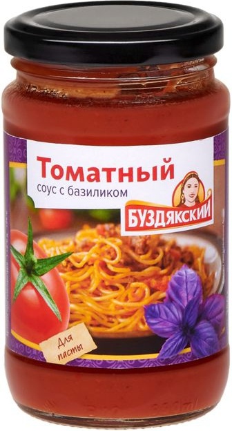 Соус Буздякский томатный с базиликом 350 г