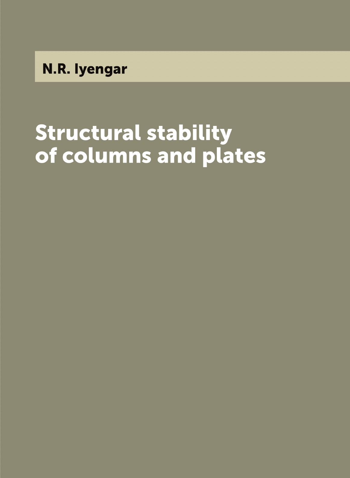 

Structural stability of columns and plates / Структурная устойчивость колонн и пластин