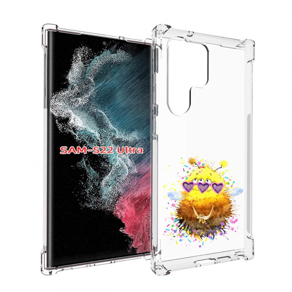 

Чехол MyPads Пушитый шмель для Samsung Galaxy S23 Ultra, Прозрачный, Tocco