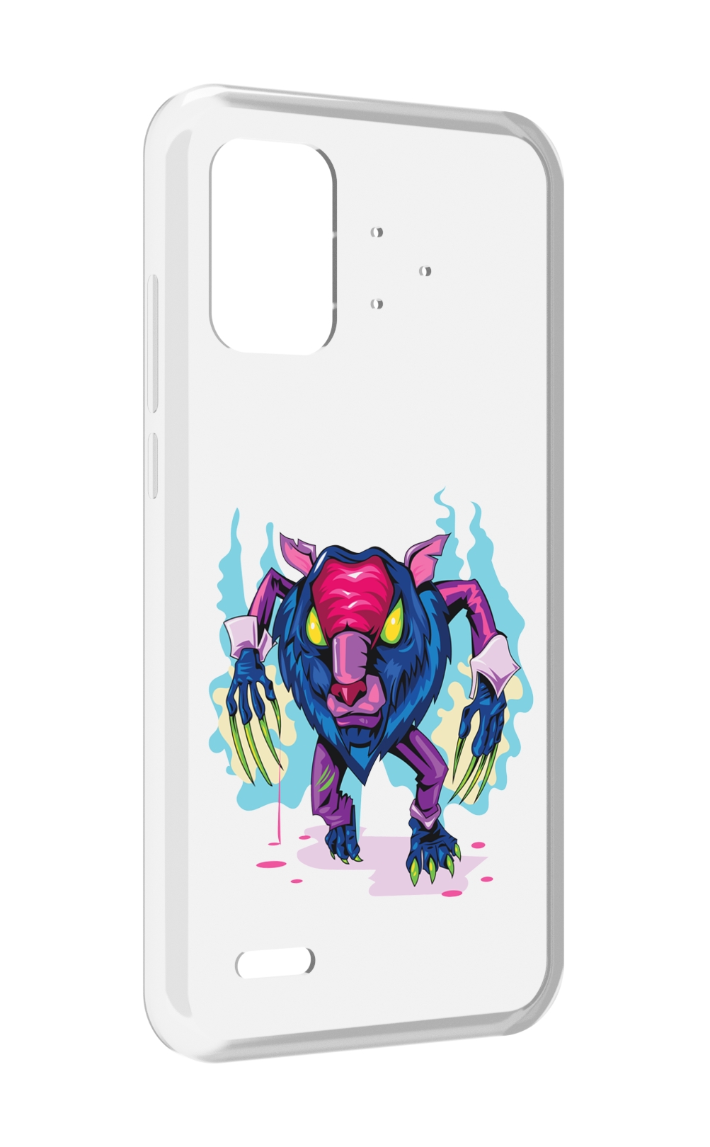 

Чехол MyPads фиолетовая-россомаха для UMIDIGI Bison Pro, Прозрачный, Tocco