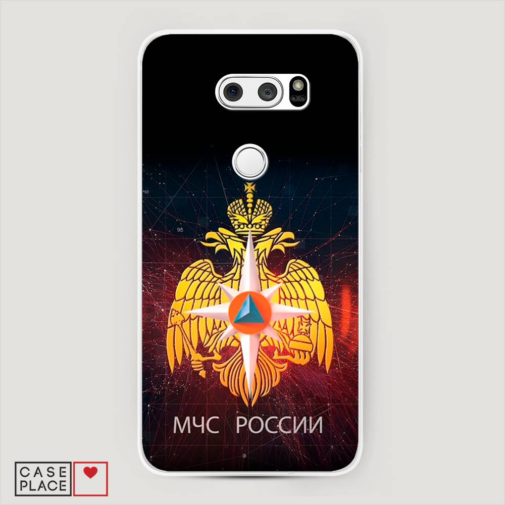 

Чехол Awog на LG V35 ThinQ "МЧС России", Черный;желтый;красный, 83650-5