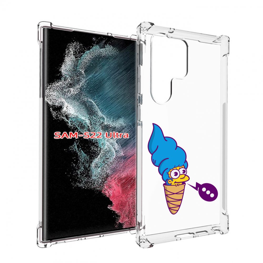 

Чехол MyPads Мардж-рожок для Samsung Galaxy S23 Ultra, Прозрачный, Tocco