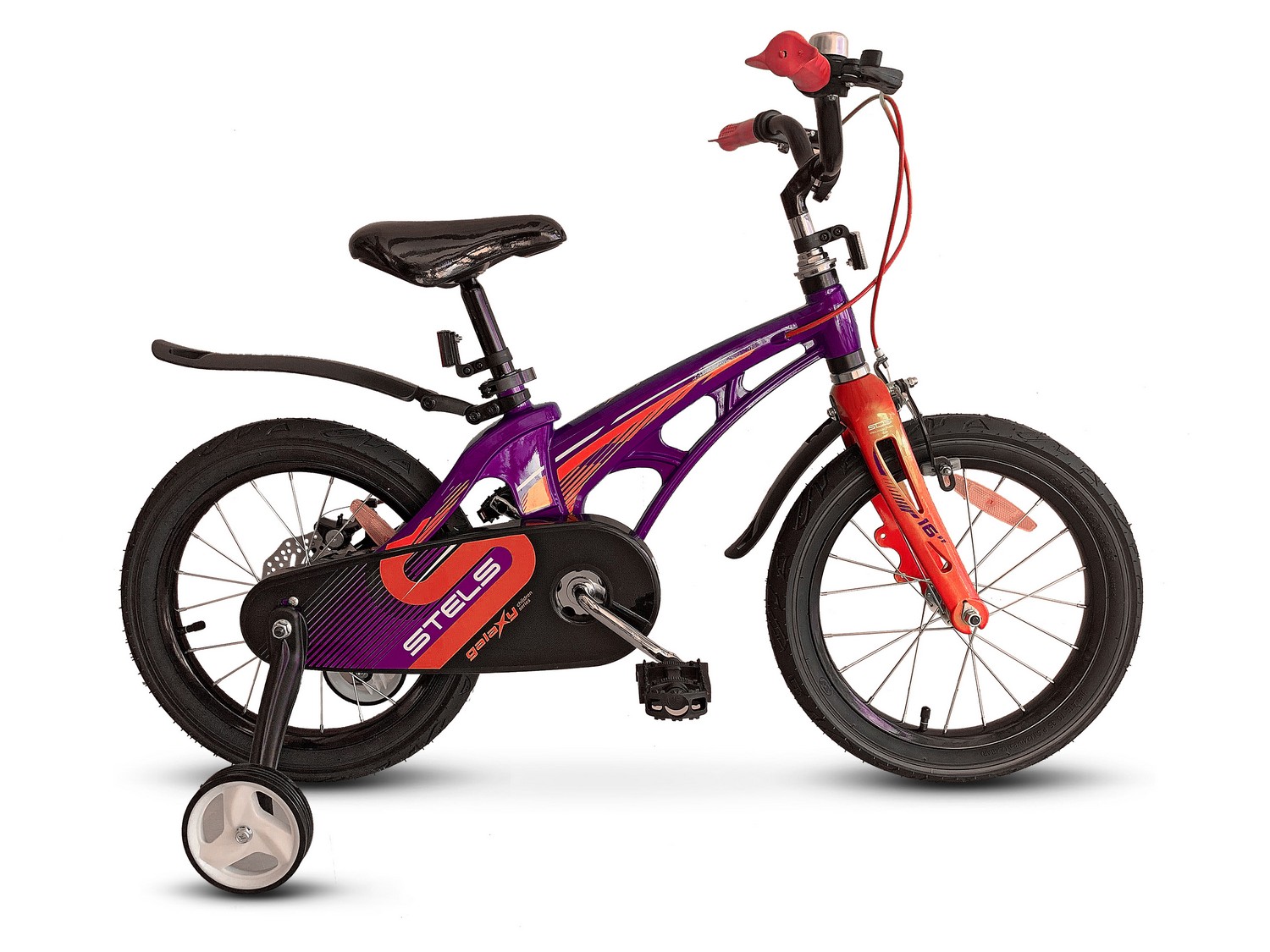 

Велосипед Stels Galaxy 16 V010, год 2021, цвет Фиолетовый-Красный
