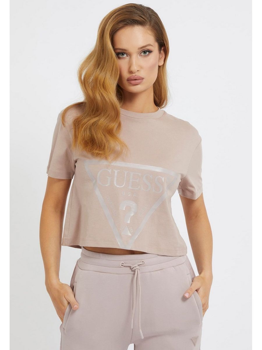 

Футболка женская Guess GU141D02K розовая L, Розовый, GU141D02K
