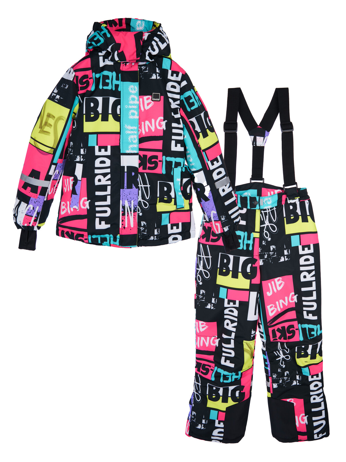 Комплект для девочек PlayToday: куртка, брюки, цветной, 146