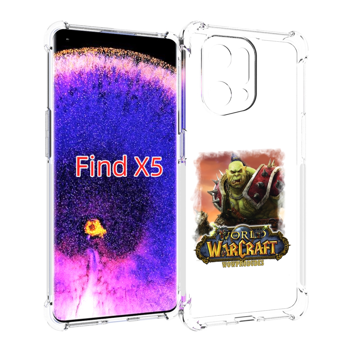 

Чехол MyPads Варкрафт для Oppo Find X5, Прозрачный, Tocco