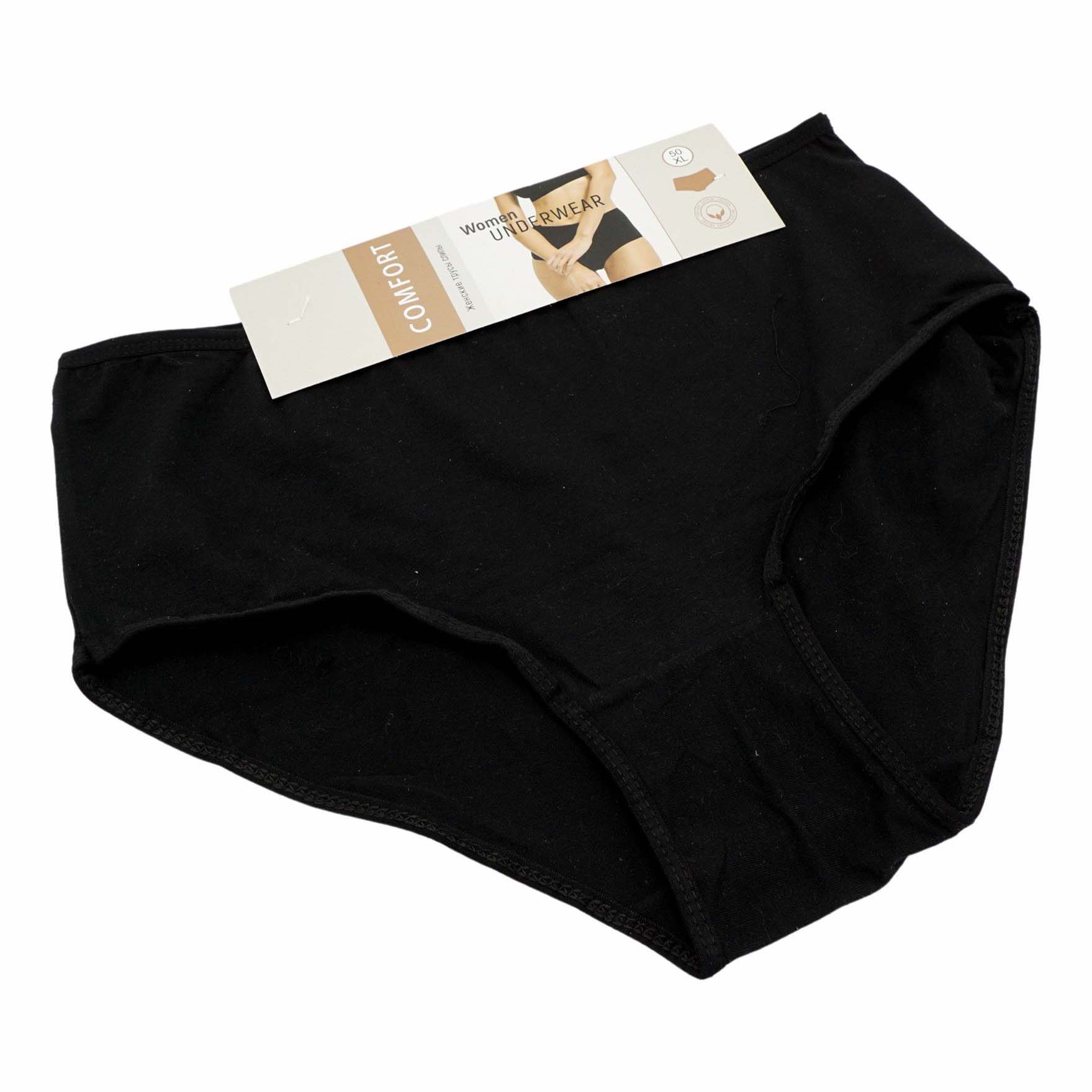 

Трусы женские COMFORT черные 50