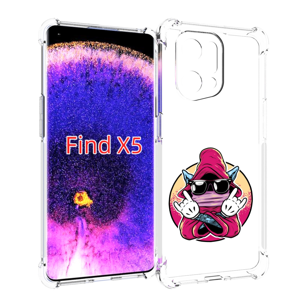 

Чехол MyPads йоу для Oppo Find X5, Прозрачный, Tocco