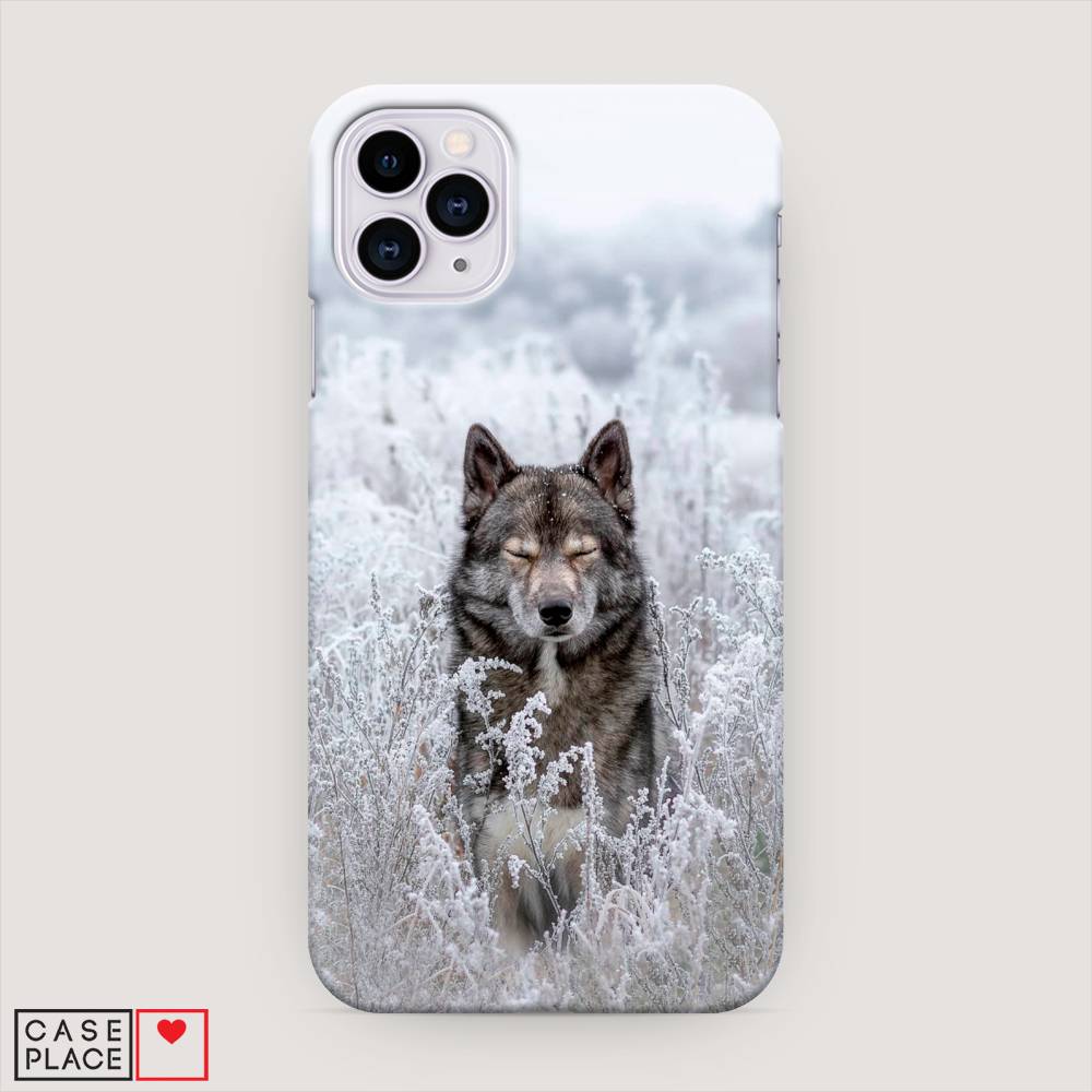 

Пластиковый чехол "Волк в поле" на Apple iPhone 11 Pro, 12320-1