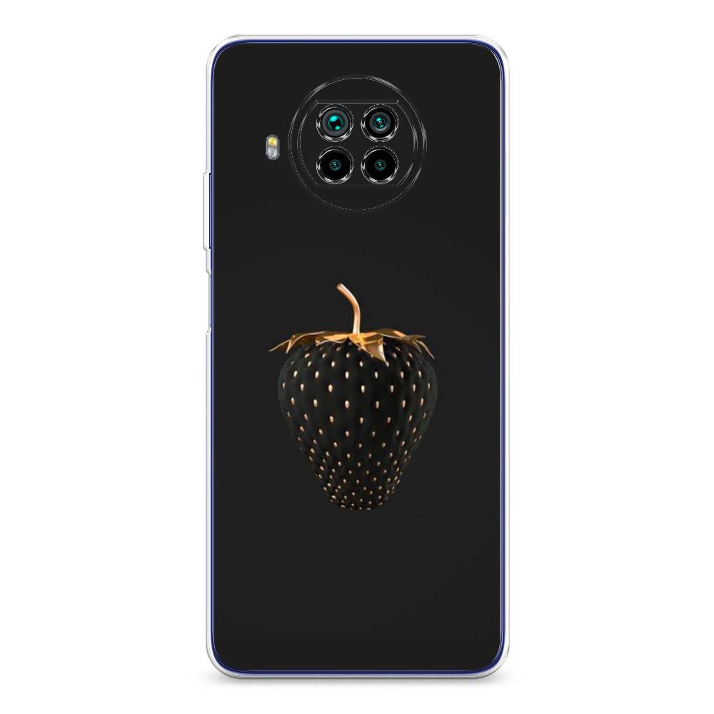 

Чехол Awog на Xiaomi Mi 10T Lite "Черно-золотая клубника", Разноцветный, 39150-10
