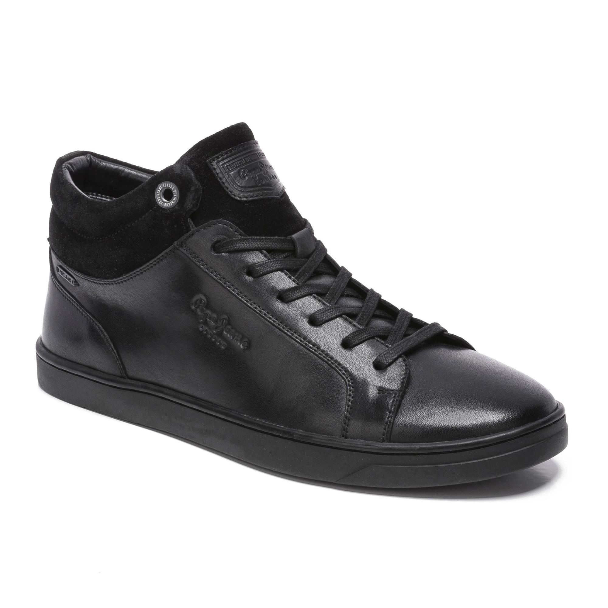 фото Кеды мужские pepe jeans doc lth pms30693 черные 45 eu