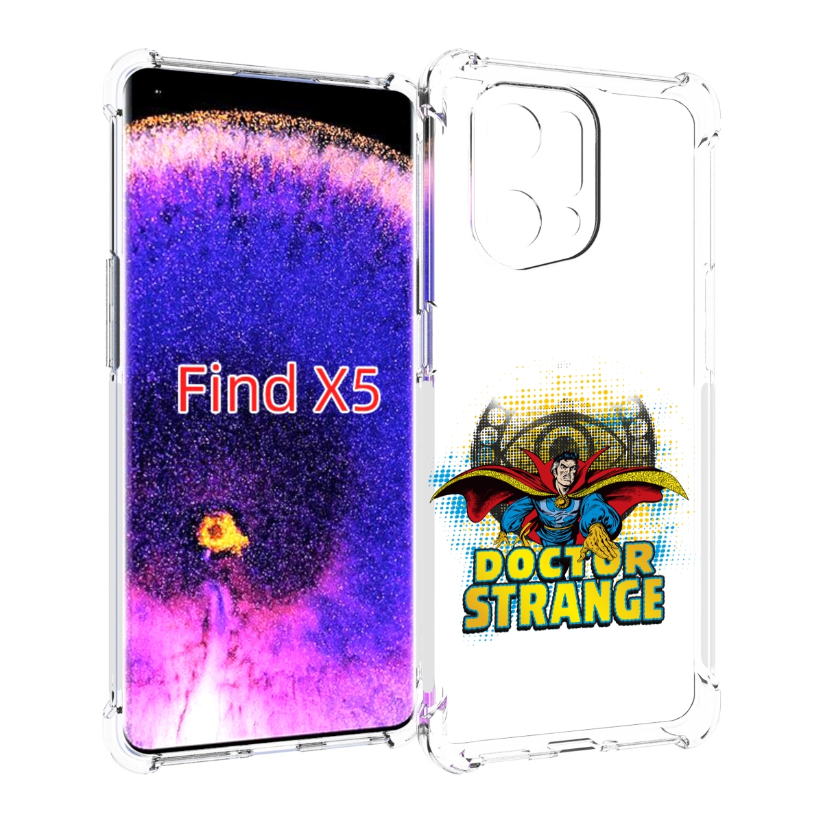 

Чехол MyPads доктор стренж рисунок для Oppo Find X5, Прозрачный, Tocco