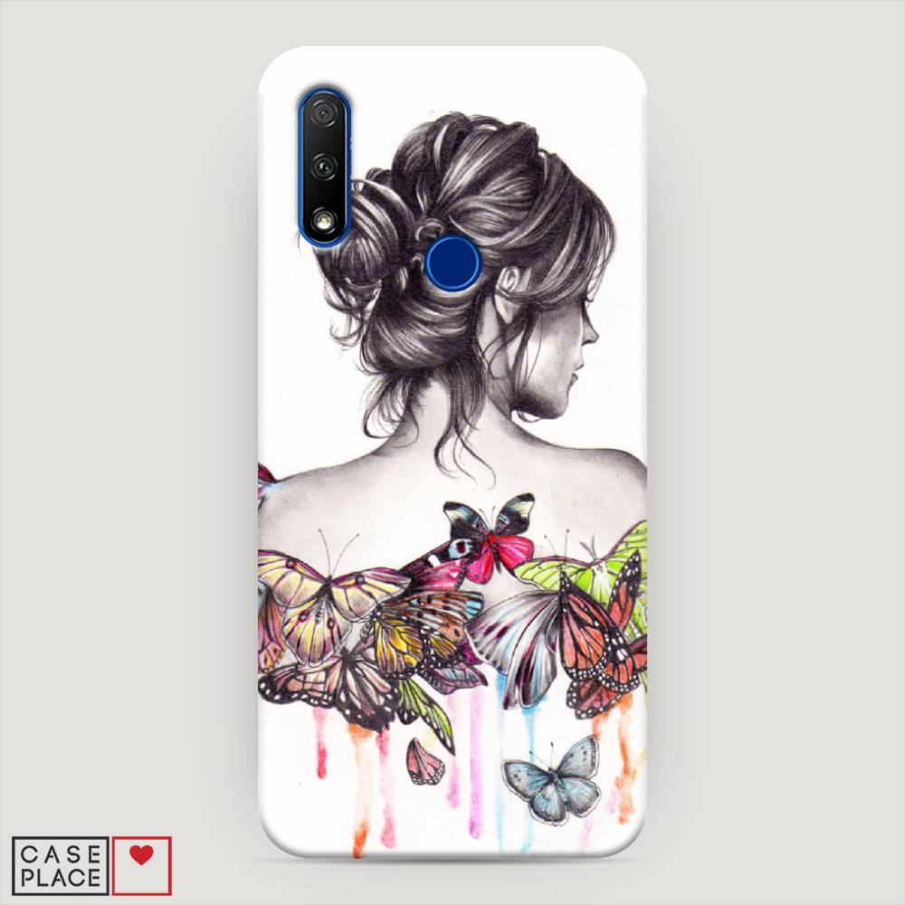

Чехол Awog "Девушка с бабочками" для Honor 9X, 69920-7