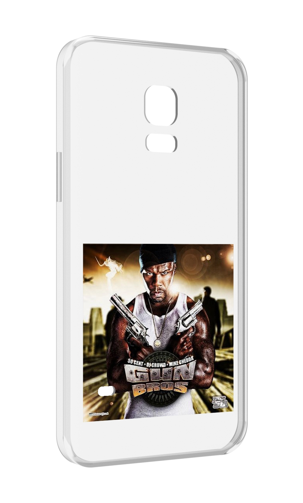 

Чехол MyPads 50 Cent - Gun Bros для Samsung Galaxy S5 mini, Прозрачный, Tocco