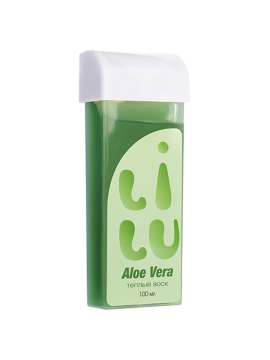 

Воск теплый в картридже №10 Aloe Vera LILU 100 мл, Зеленый