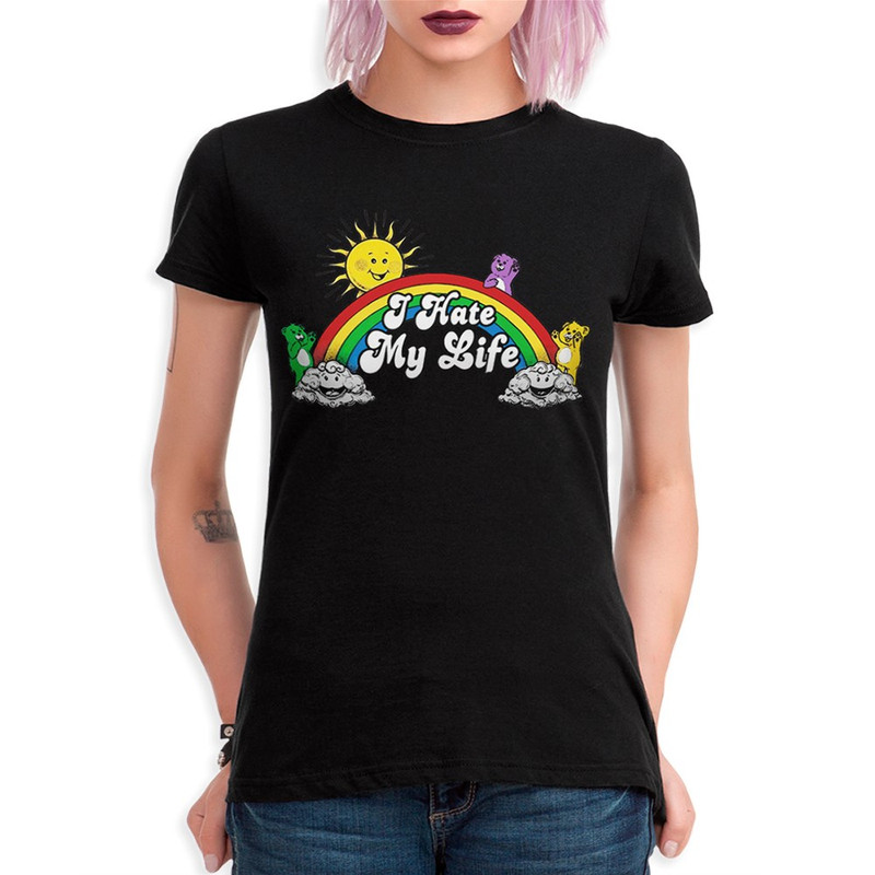 

Футболка женская Dream Shirts I Hate My Life черная XL, Черный, "I Hate My Life"