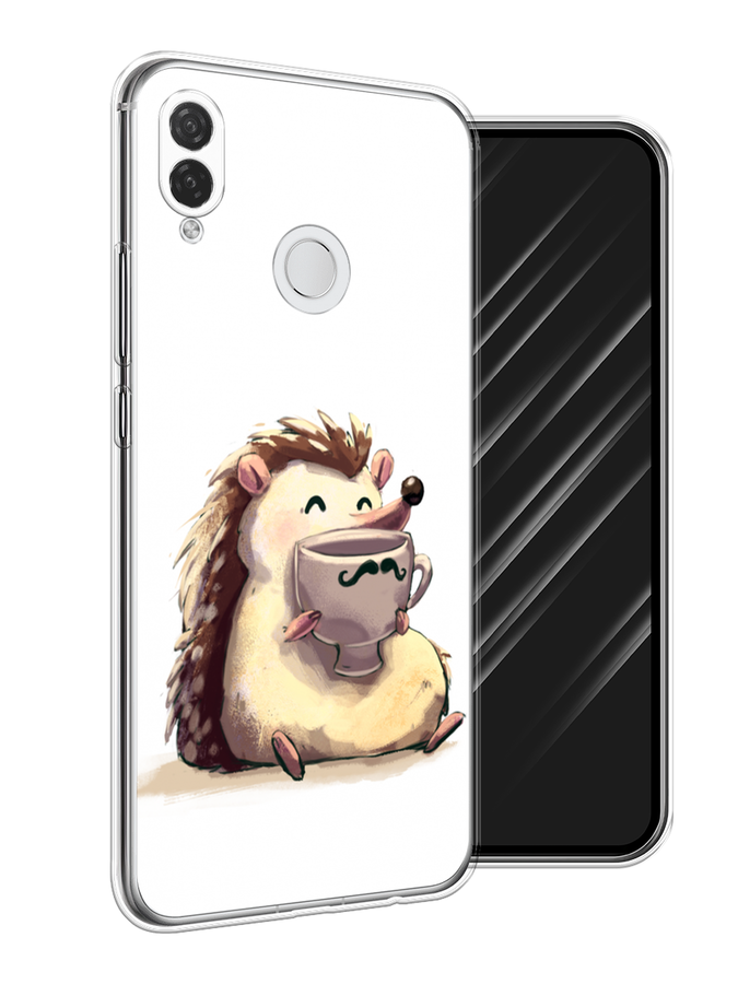 

Чехол Awog на Huawei P Smart Plus "Еж кофеман", Белый;коричневый;бежевый, 68250-10