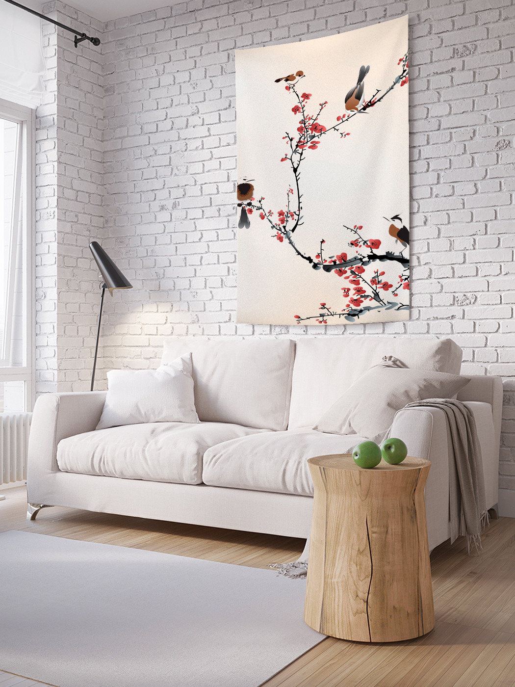 

Вертикальное фотопанно на стену JoyArty Компания птиц 100x150 см, Компания птиц