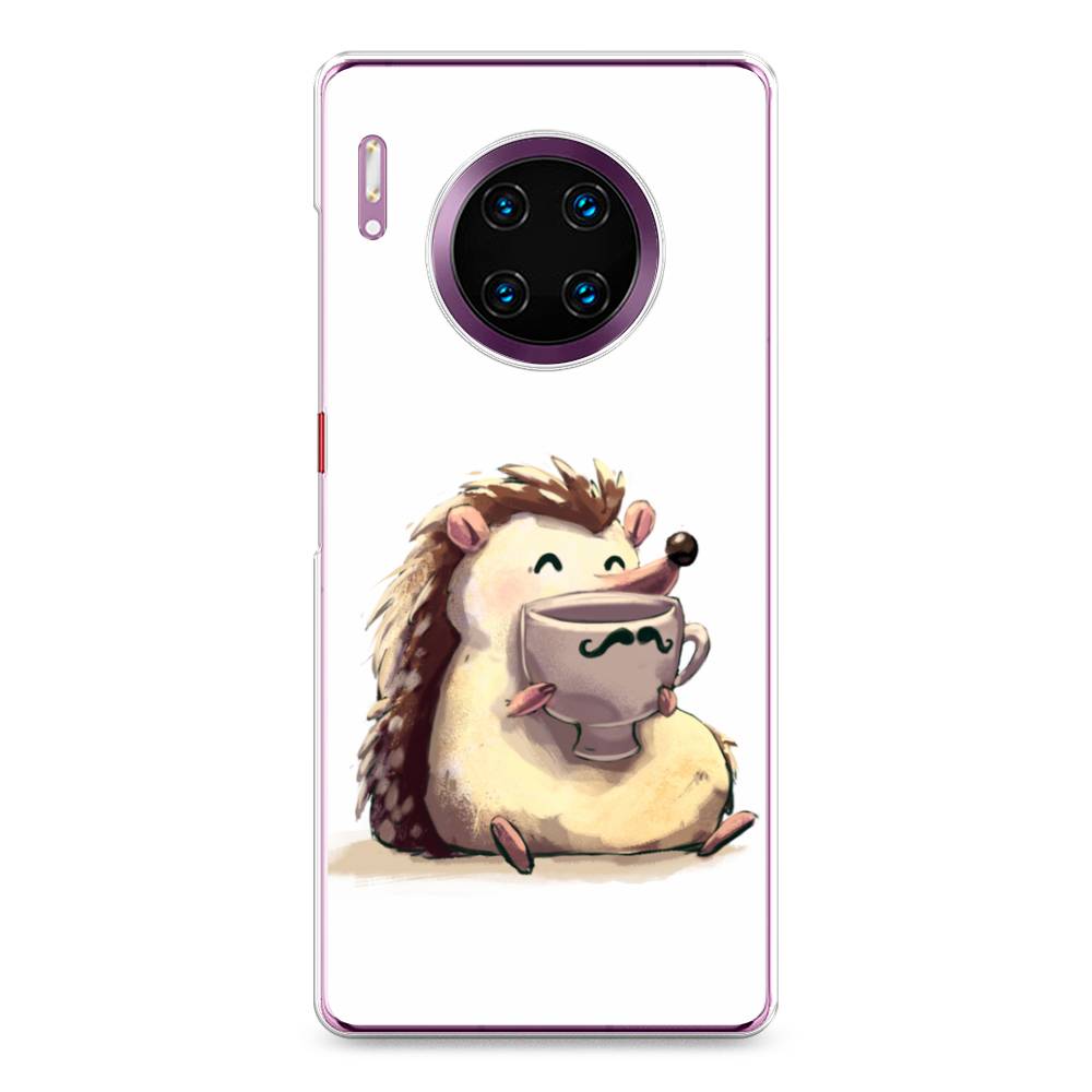 

Чехол Awog на Huawei Mate 30 Pro "Еж кофеман", Белый;коричневый;бежевый, 610450-10