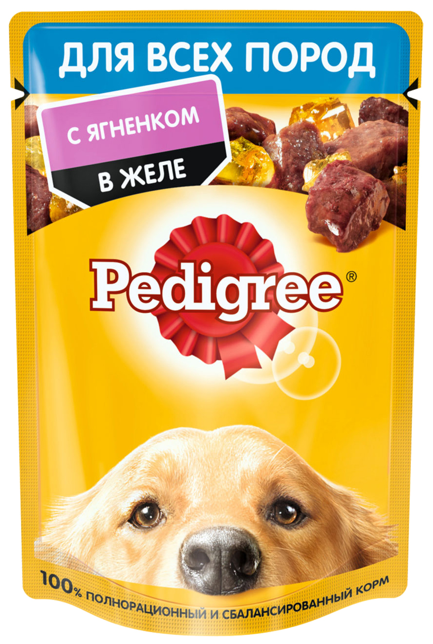 

Влажный корм для собак Pedigree с ягненком в желе, 100 г