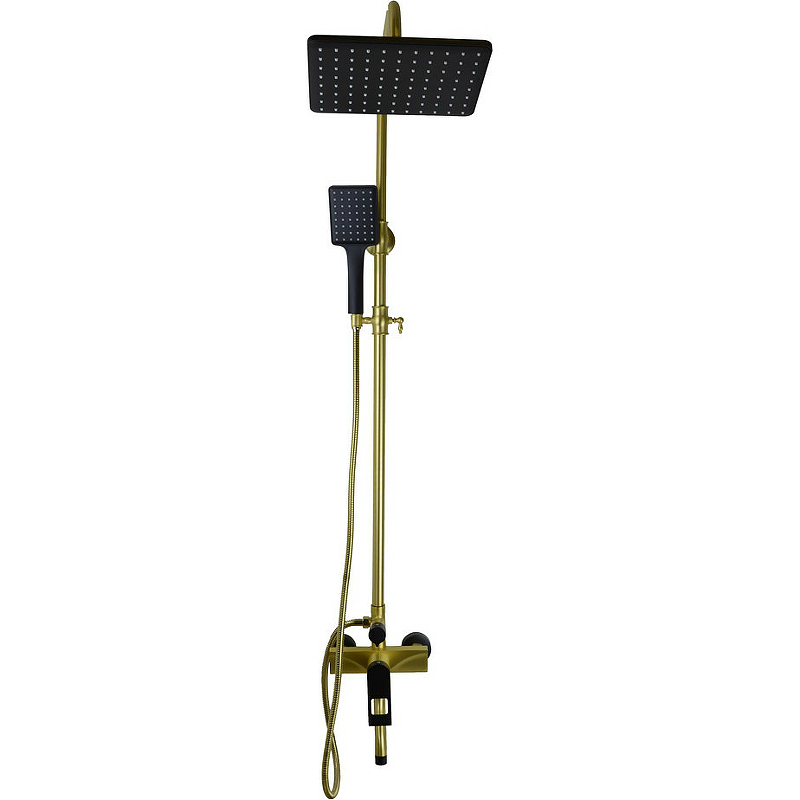 Душевая система Bronze de Luxe Element EL77/1GB Золото матовое Черный матовый гигиенический душ со смесителем bronze de luxe