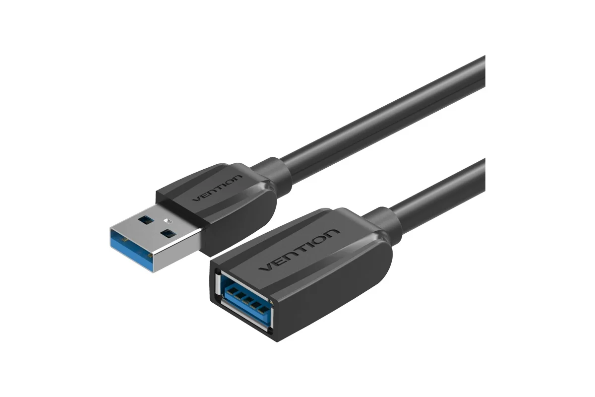 

Кабель Vention USB Type-A - USB Type-A вилка-розетка 0.5м (VAS-A45-B050) черный