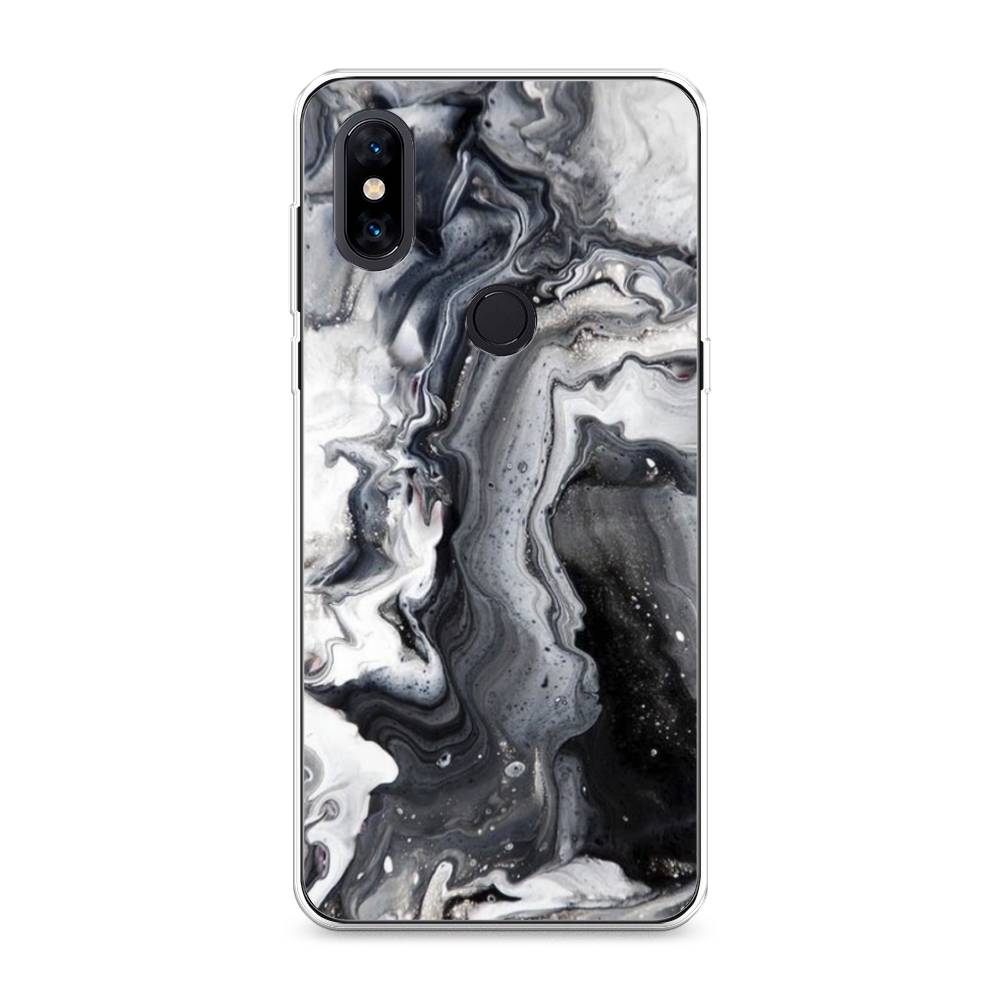 

Чехол Awog на Xiaomi Mi Mix 3 "Бело-черные сложные полосы", Разноцветный, 34950-3