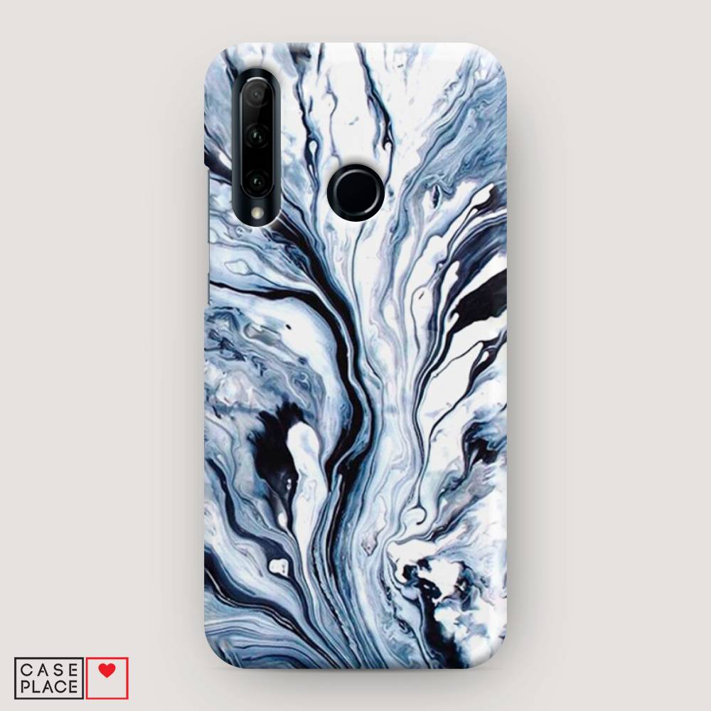 

Чехол Awog "Голубой минерал мрамор" для Honor 20e, 6104120-2
