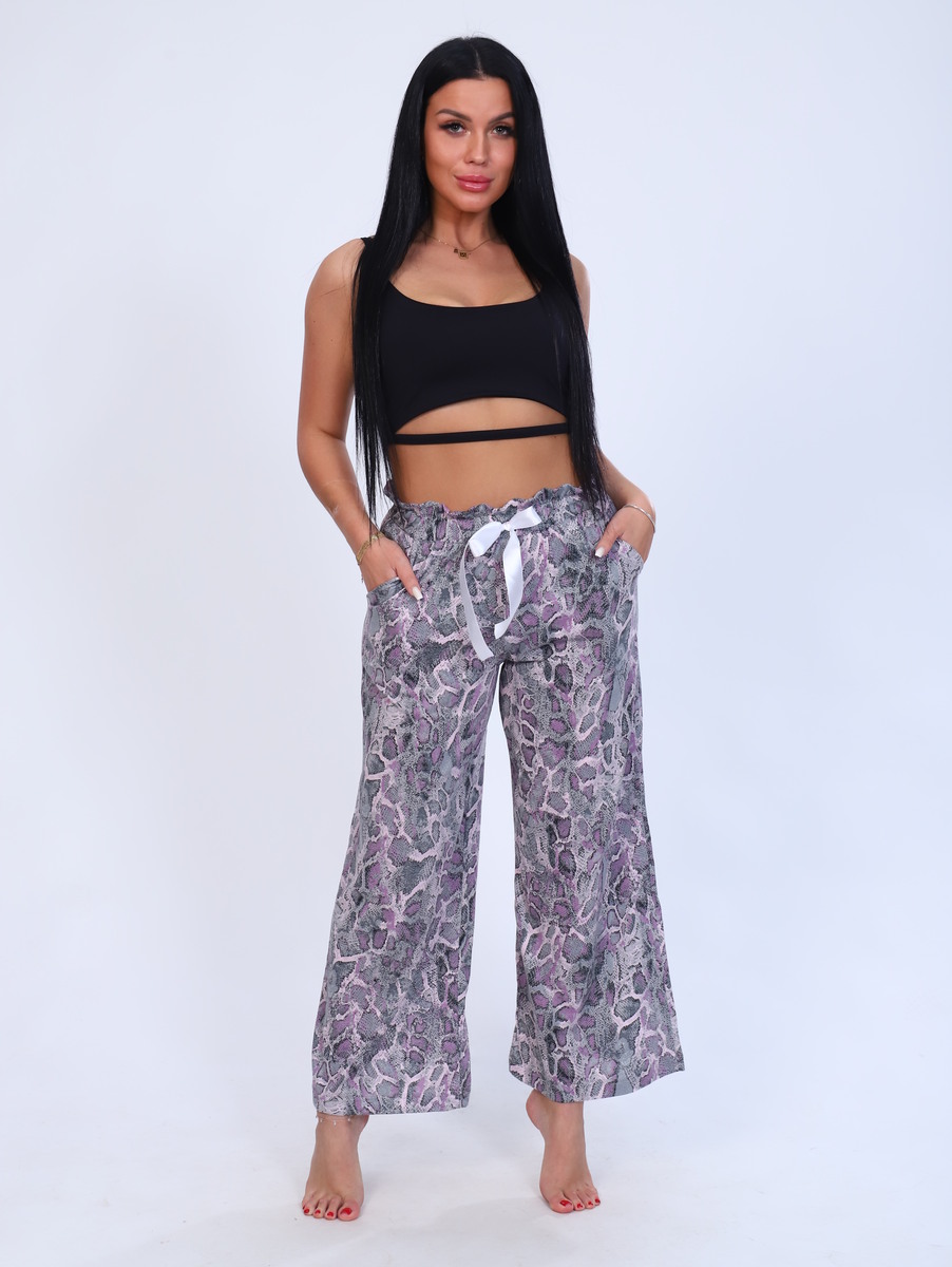 

Брюки женские New Life jersey 601К-125 серые 58 RU, 601К-125