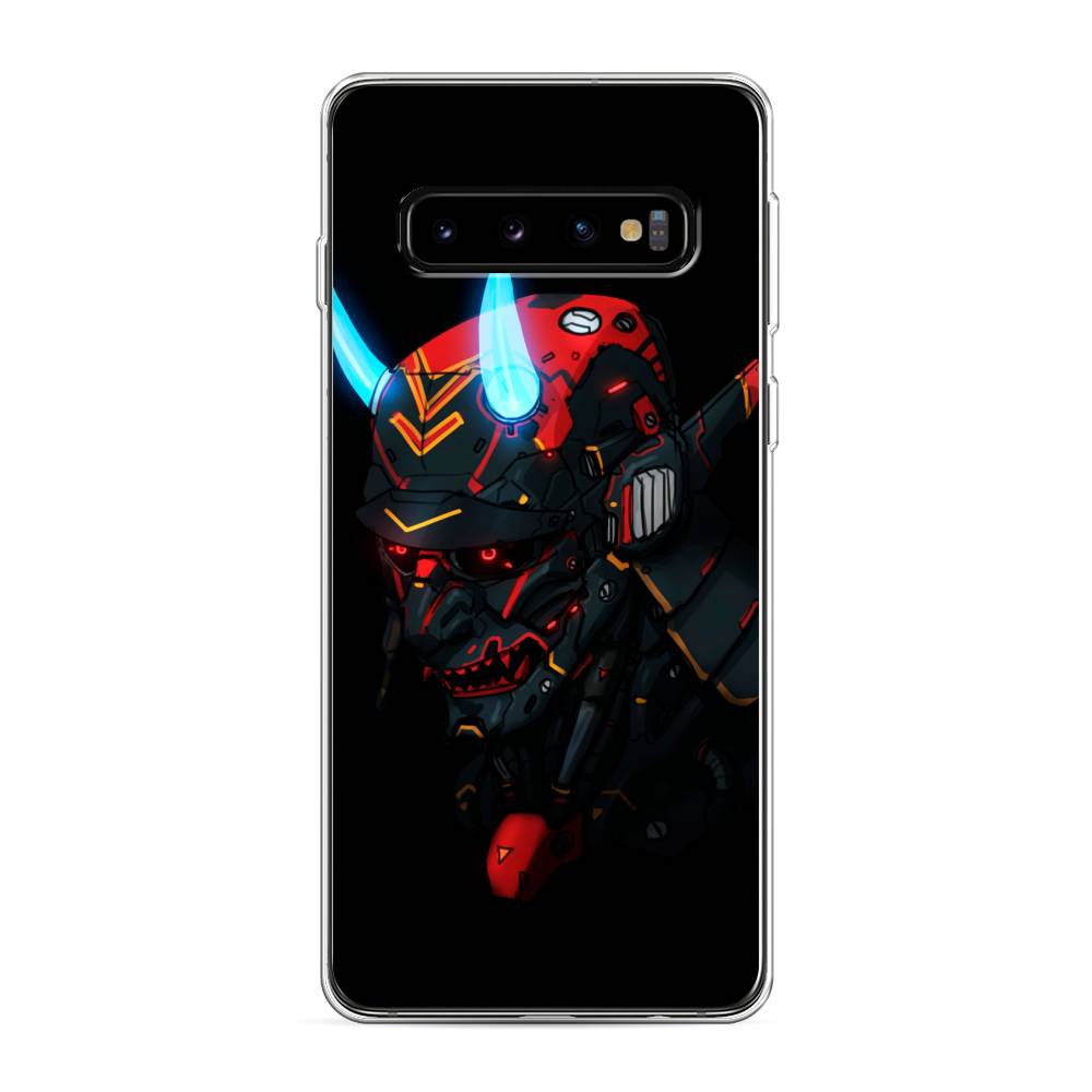 

Чехол Awog на Samsung Galaxy S10 "Неоновый самурай", Разноцветный, 27050-6