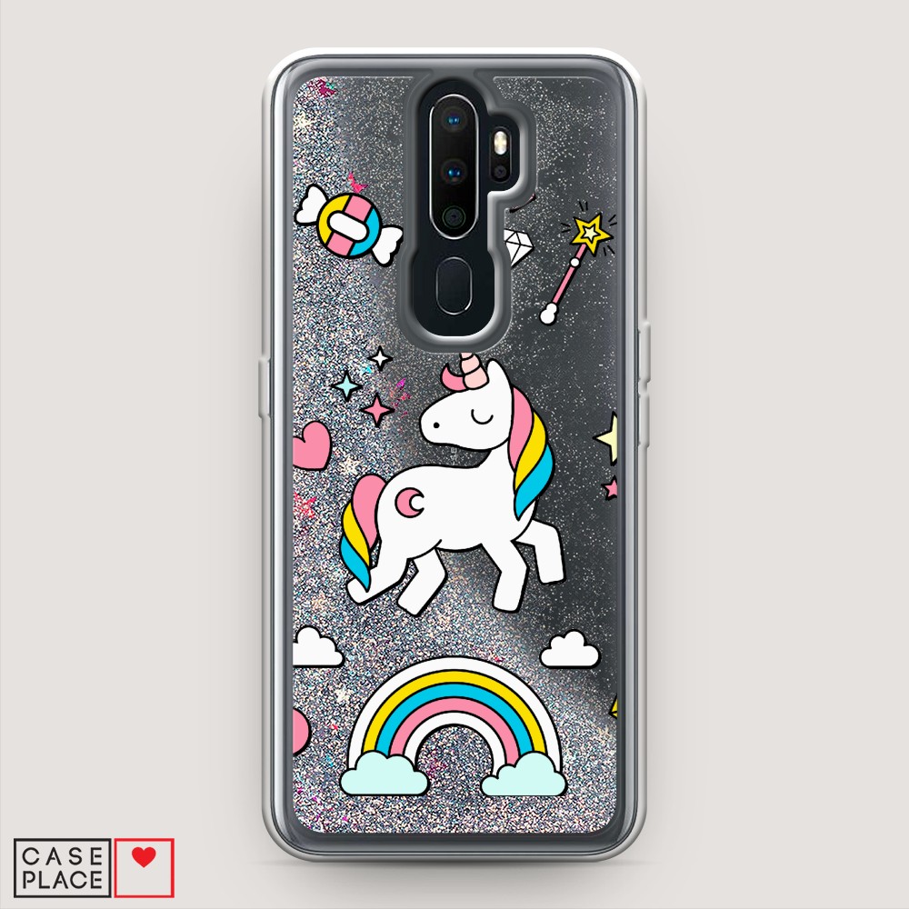 

Чехол Awog на Oppo A5 (2020) "Принцесса единорог", Разноцветный, 251391-1