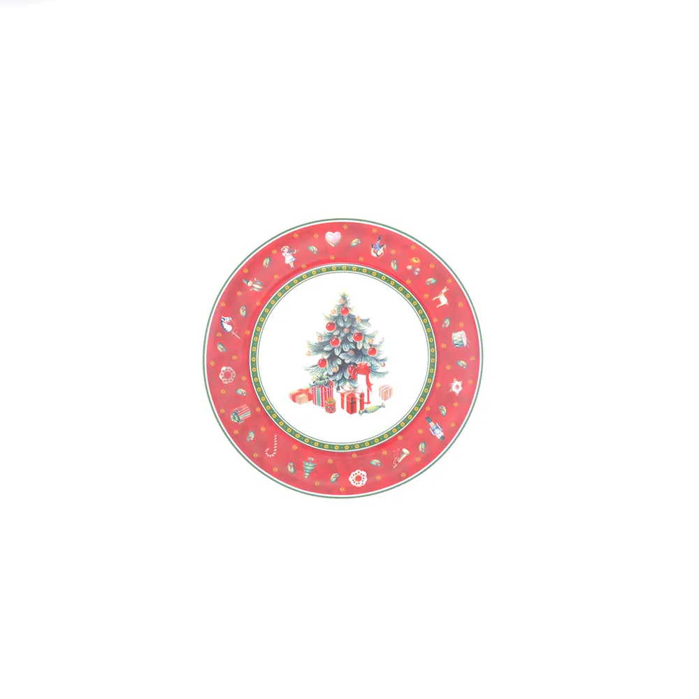 

Тарелка Repast Christmas world Bordo диаметр 21 см, 464870002