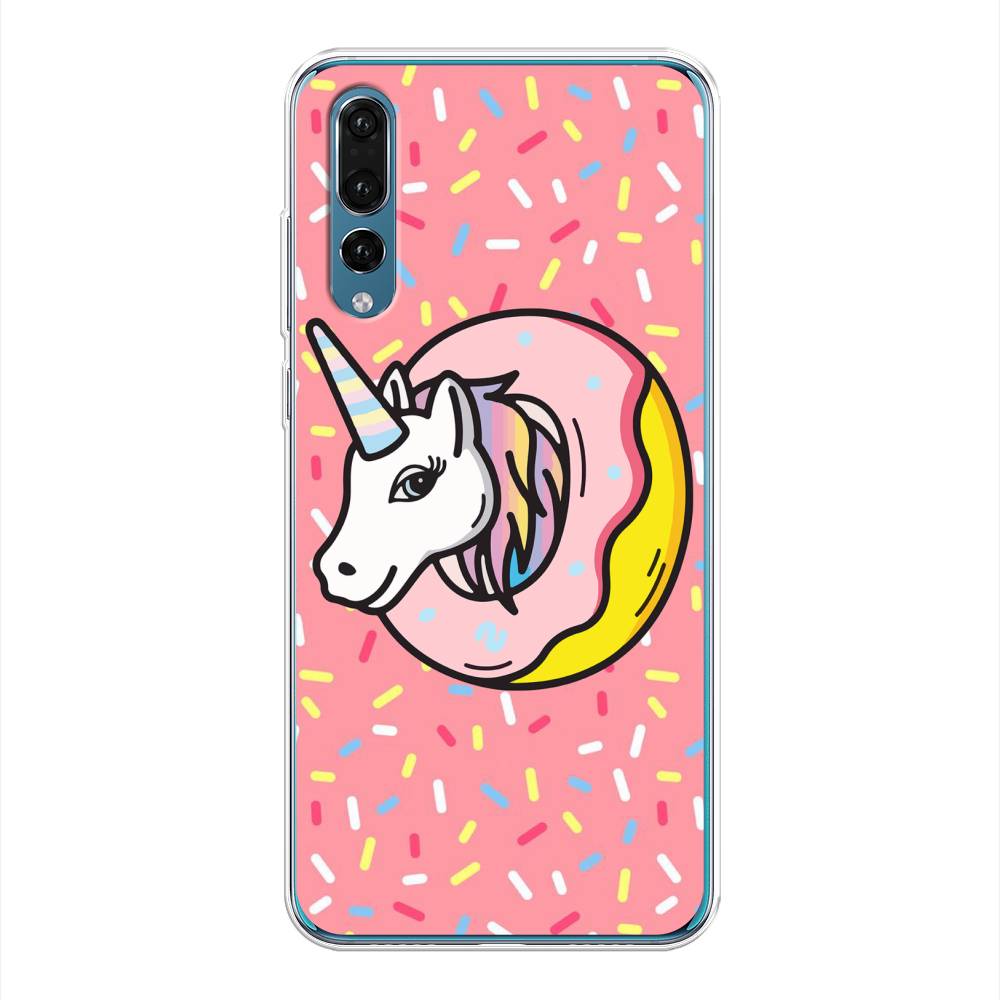 

Чехол Awog на Huawei P20 Pro "Единорог в пончике", Розовый;желтый;белый, 65050-2