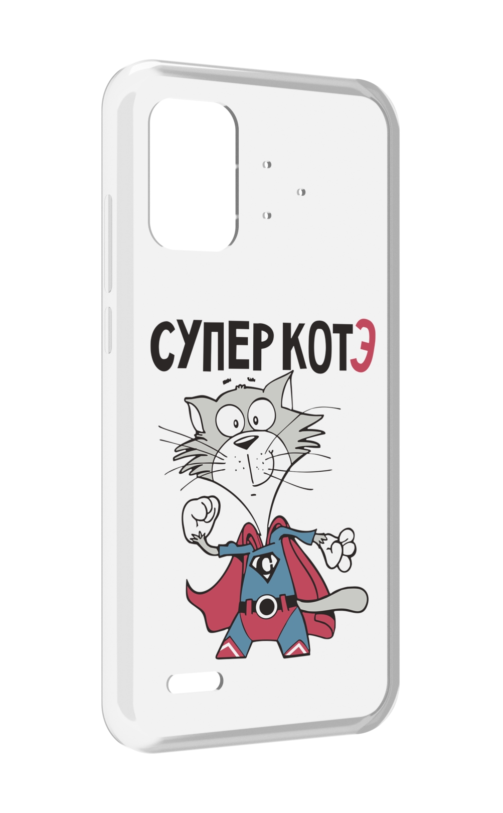 

Чехол MyPads супер-котэ для UMIDIGI Bison Pro, Прозрачный, Tocco