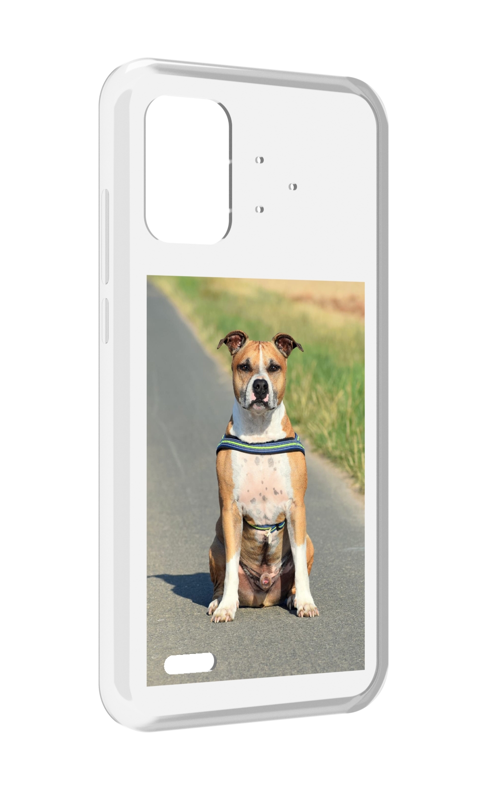 

Чехол MyPads стаффорд терьер для UMIDIGI Bison Pro, Прозрачный, Tocco